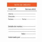 nota de crédito en contabilidad