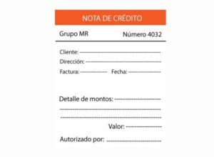 nota de crédito en contabilidad