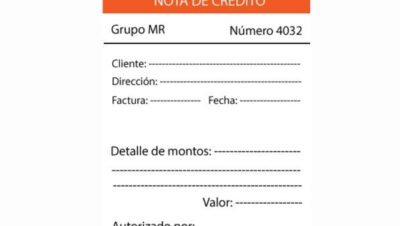 nota de crédito en contabilidad